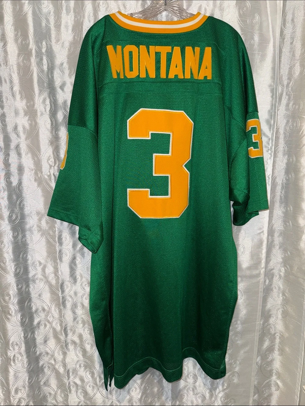 Adidas Joe Montana #3 Notre Dame Fighting Irish Throwback Jersey Size 3XL 🔥 G2